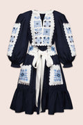 Misha Mini Dress in Navy