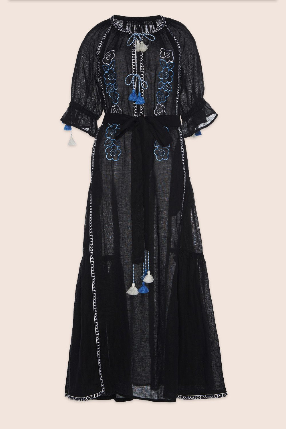 Nina Maxi Dress in Black