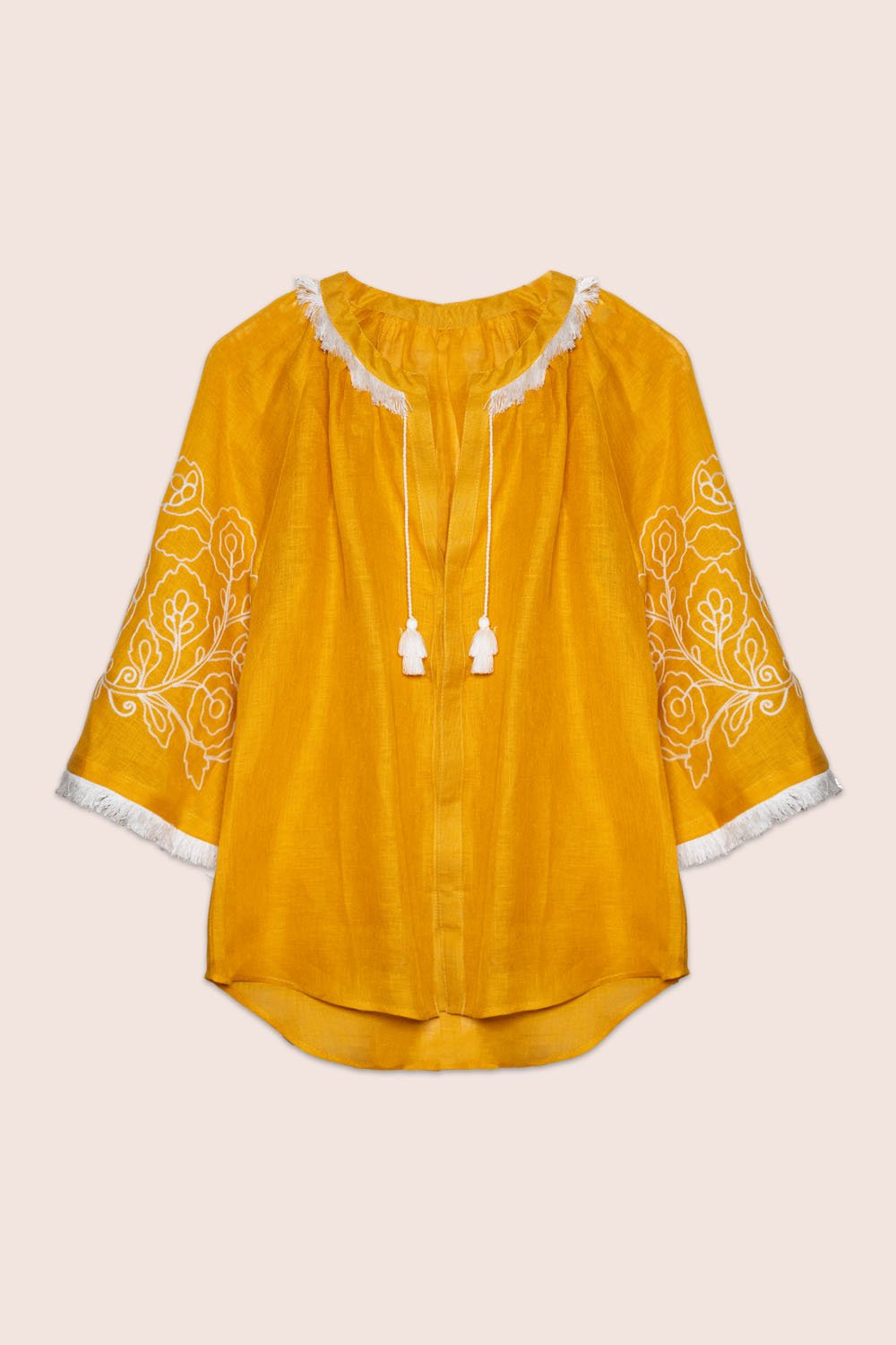 Polly Blouse in Yellow
