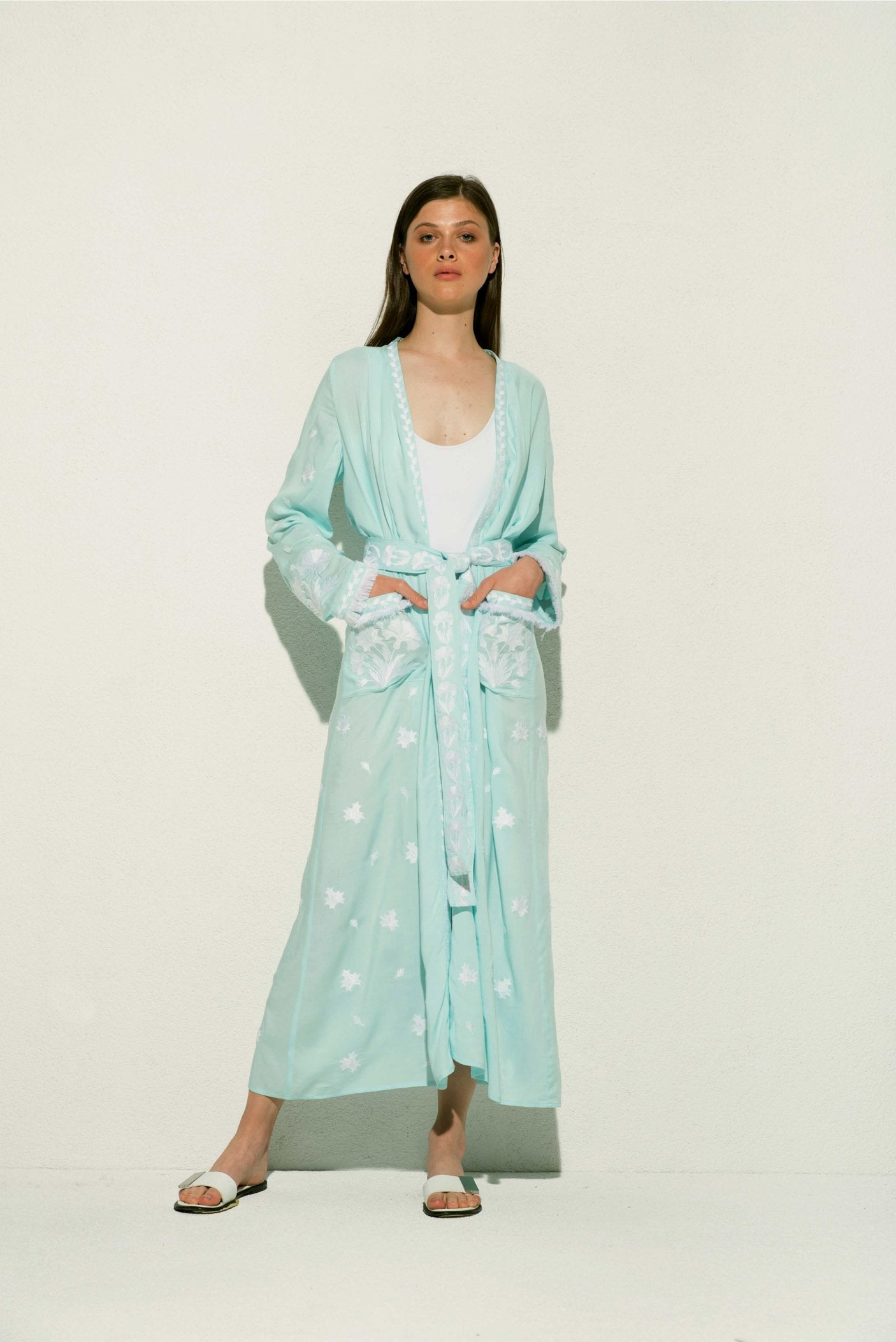 Marcia Duster in Sky Blue