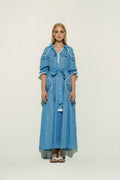 Petro Maxi Dress in Blue