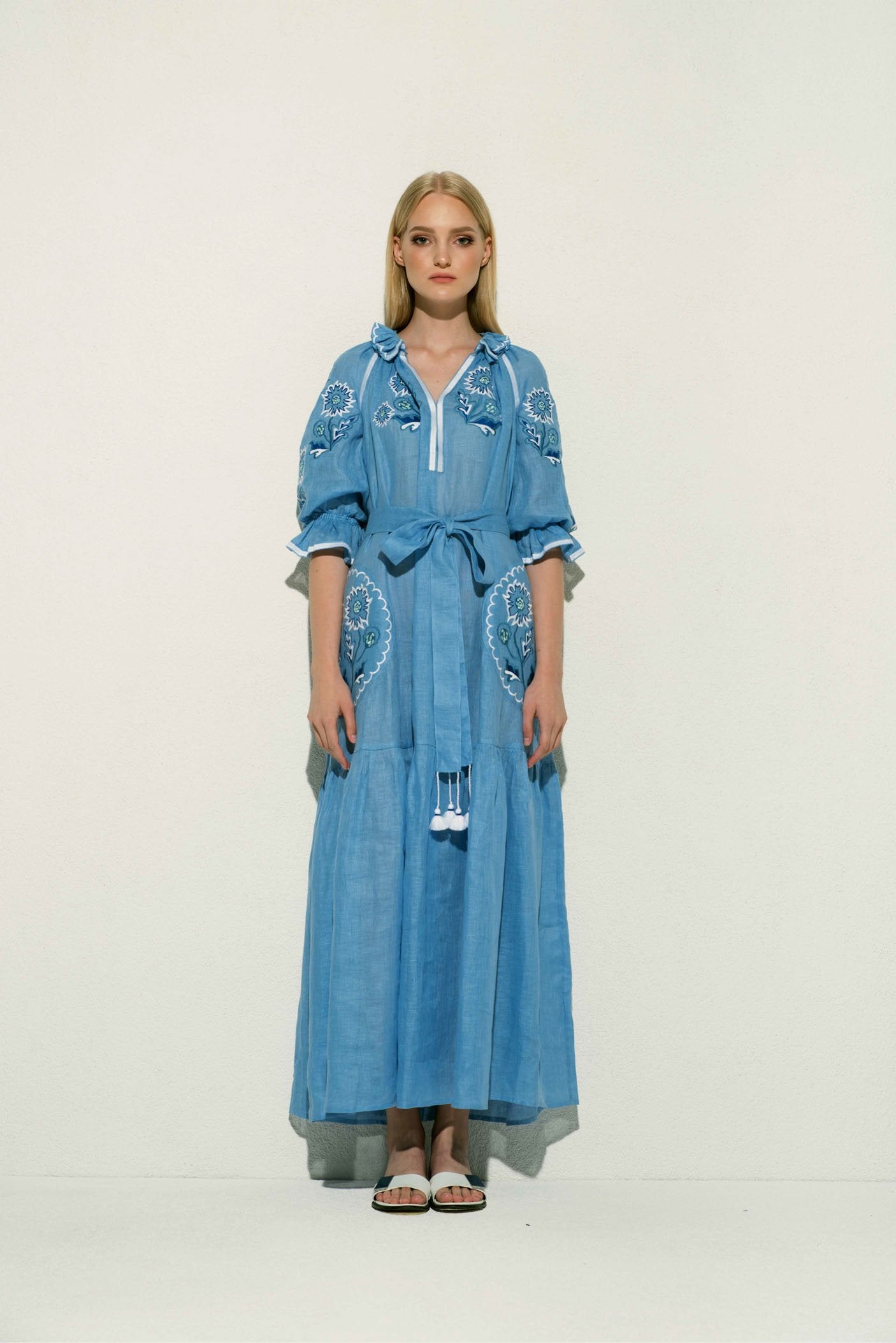 Petro Maxi Dress in Blue