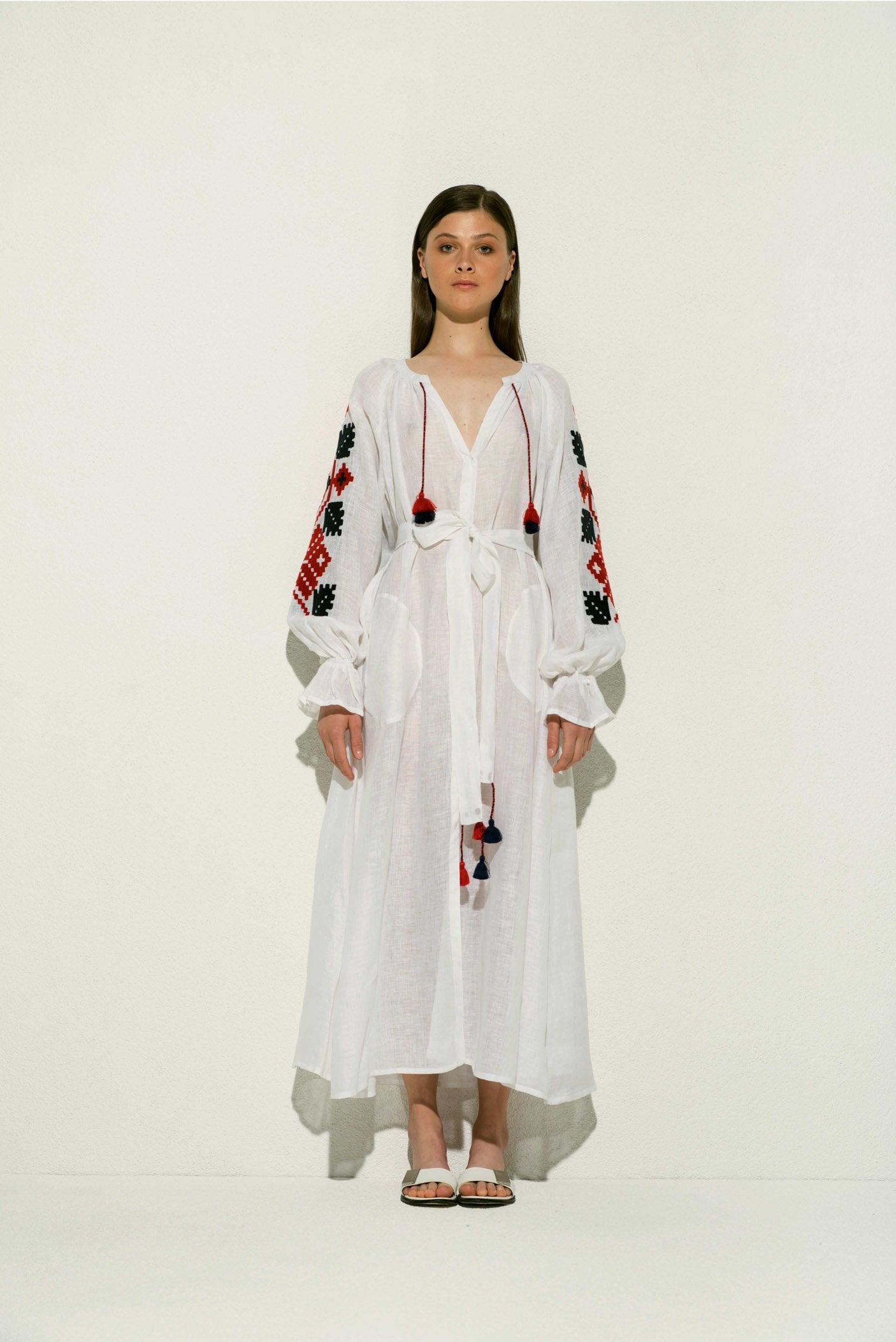 Gala linen Maxi Dress