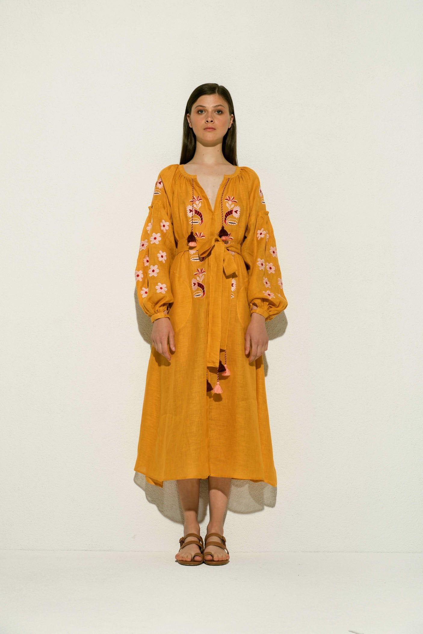Arizona Linen Midi Dress