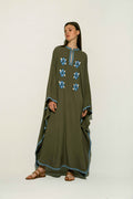 Bella Maxi Caftan in Khaki